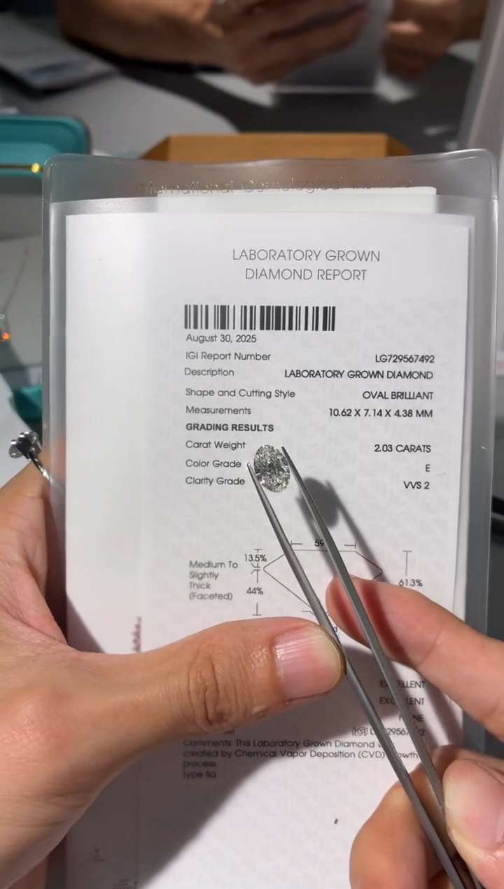 裸石合成钻石2.03