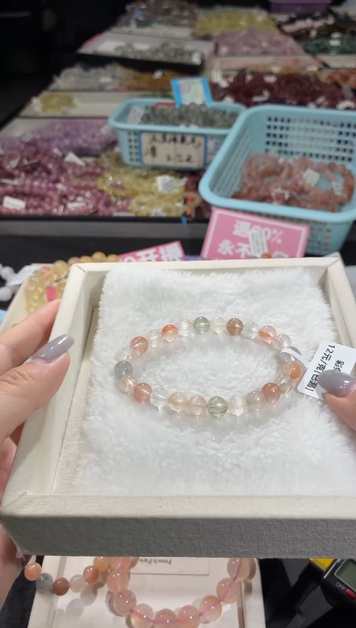 未镶嵌手链水晶201号 多样性发一D  7+