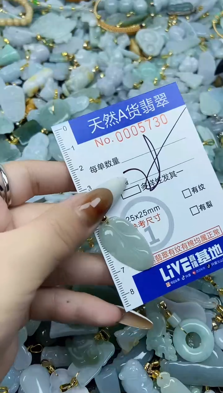 【闪购商品】翡翠颈饰未镶嵌天然A货翡翠