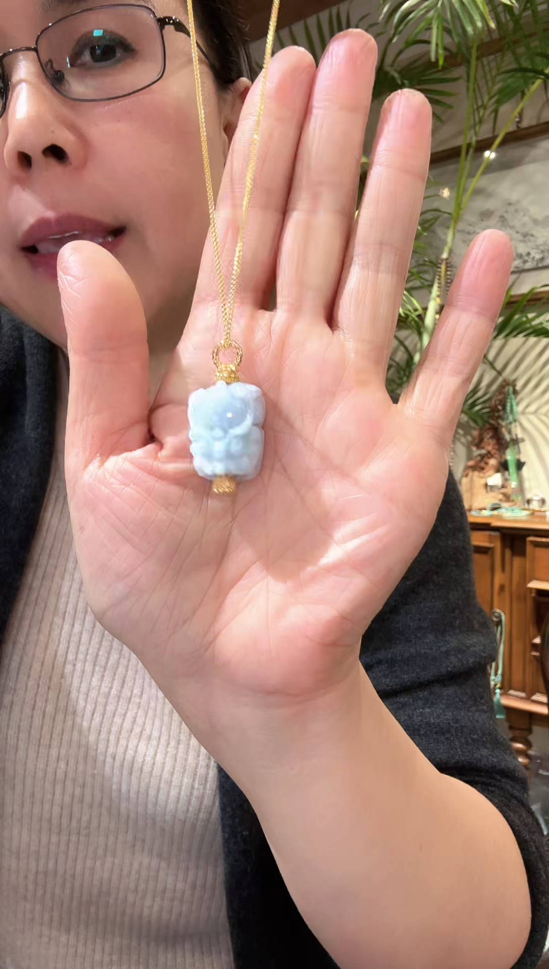 【闪购商品】翡翠颈饰未镶嵌国风