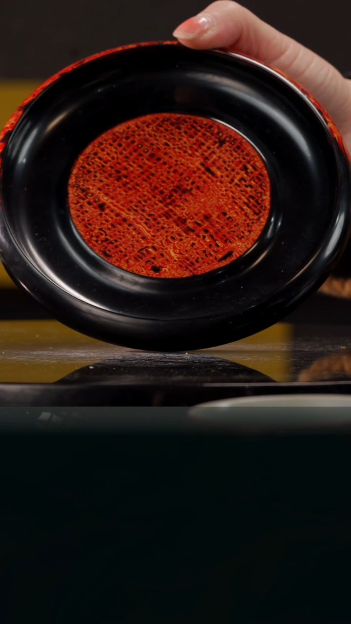 【闪购商品】电木壶承犀皮红金@@D00044