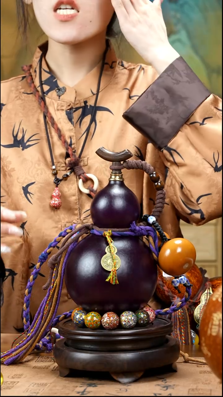 XJ088藏绳款酒葫芦不包手串（现货现发）+原色小手捏