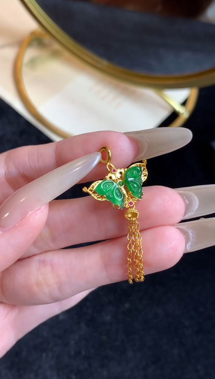 颈饰未镶嵌翡翠翡翠吊坠