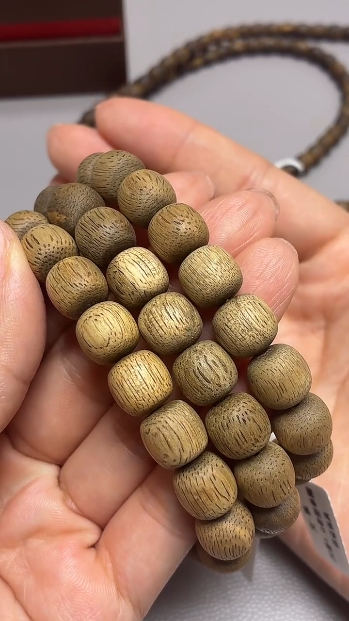 沉香手串文莱老型单圈1.0多样性发其一