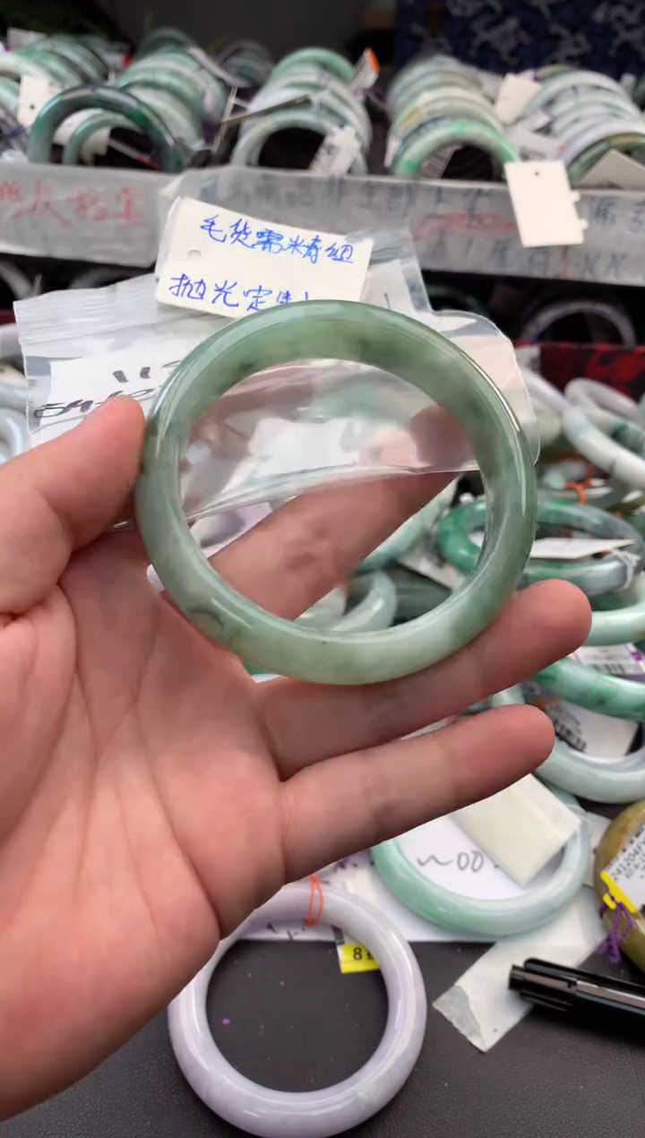 【闪购商品】定制翡翠未镶嵌毛货需精细抛光+多人