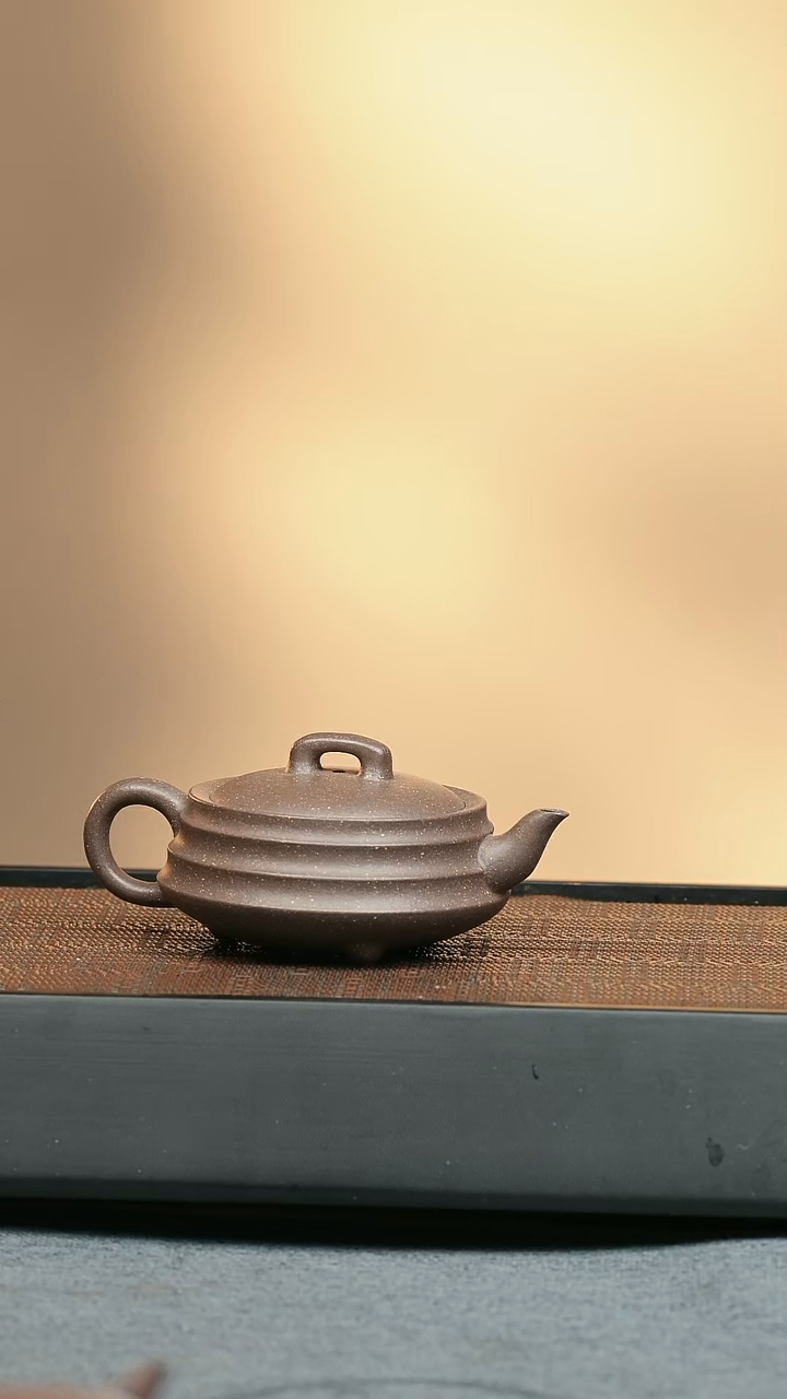 【闪购商品】紫砂茶壶五堂 临.道洪-三足竹根式