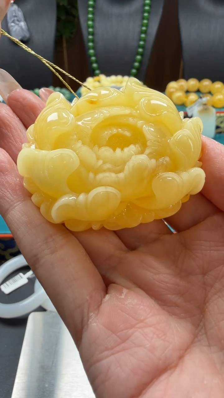 蜜蜡颈饰未镶嵌ka09