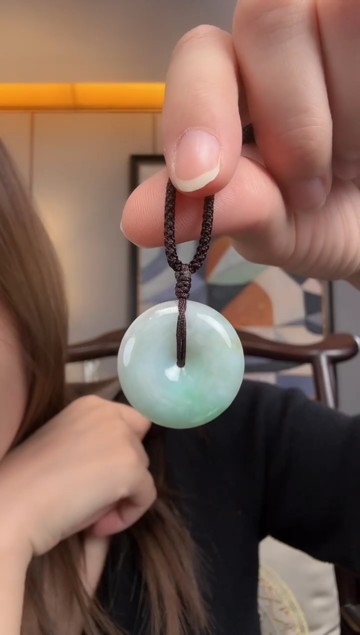 颈饰未镶嵌翡翠246平安扣一个