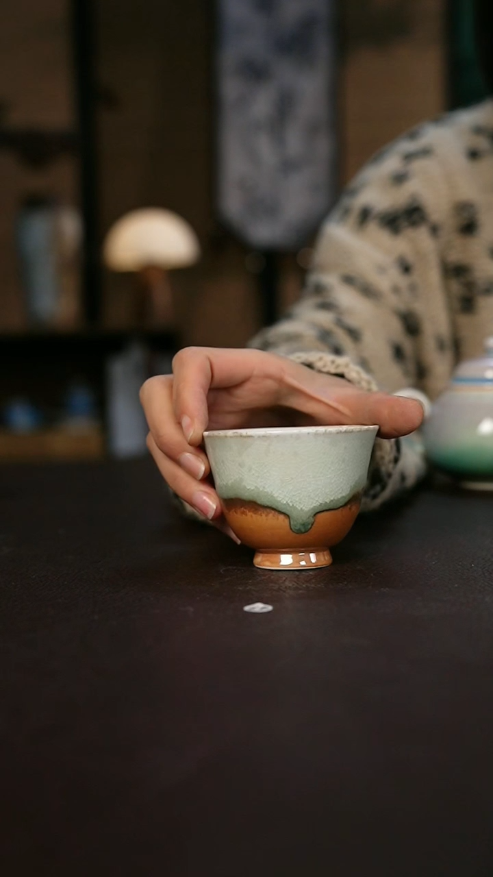 【闪购商品】景德镇陶瓷杯碗柴烧多人