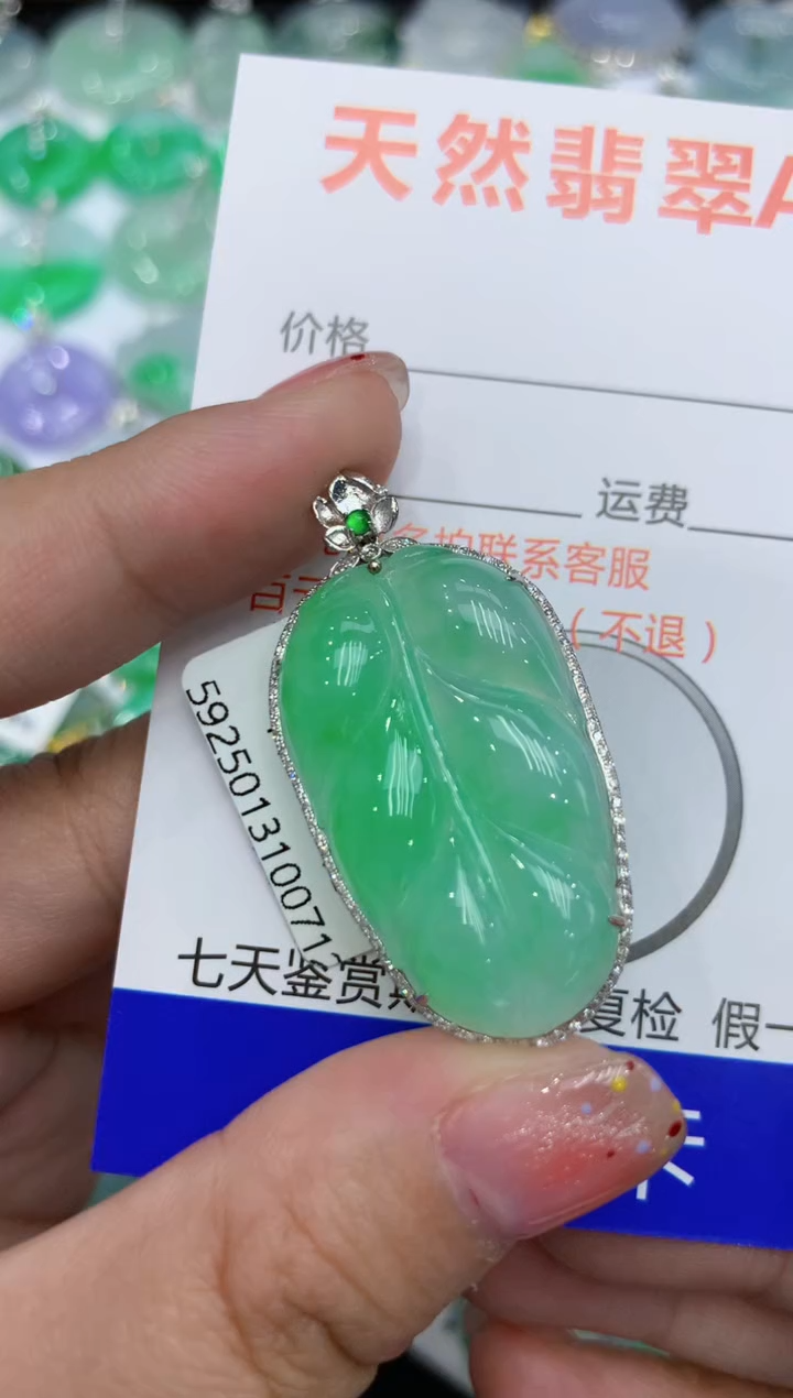【闪购商品】翡翠颈饰18K金镶嵌111111111111