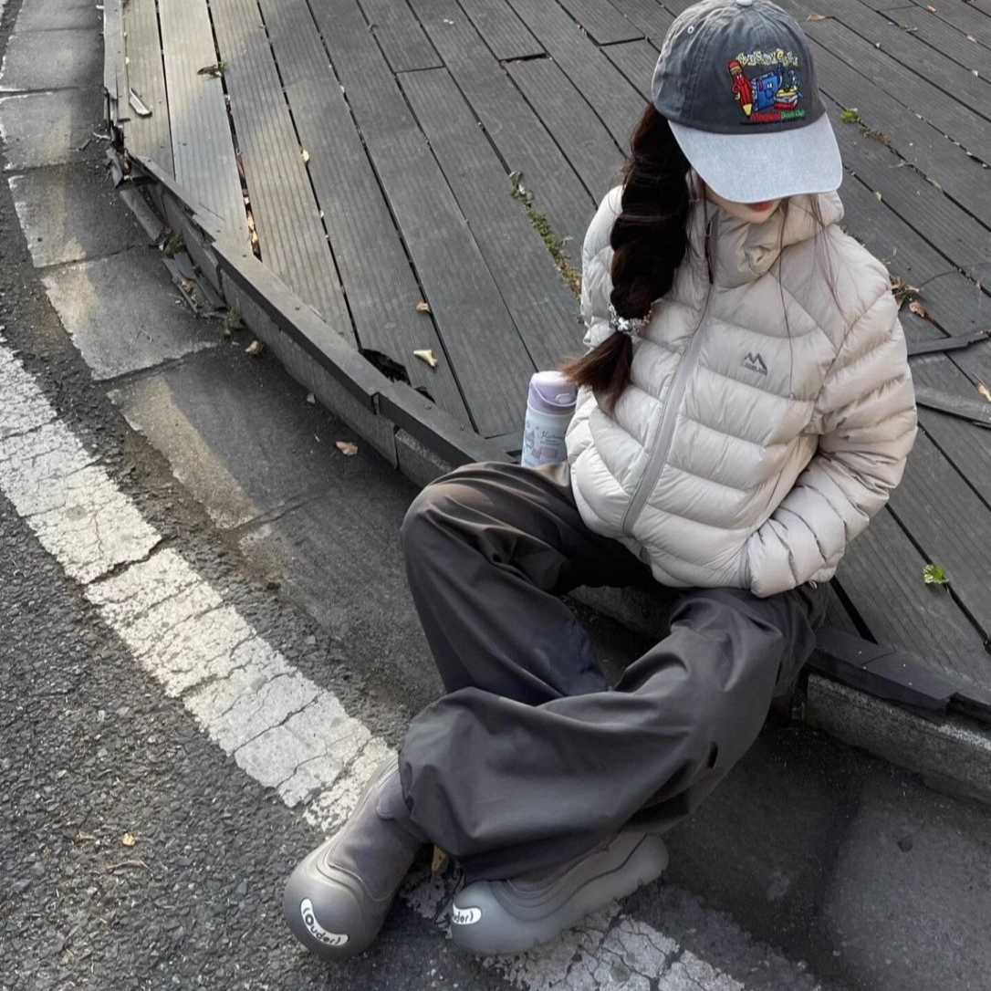 【刺绣胸标】短款纯色女冬季小个子韩版棉服女款运动时尚
