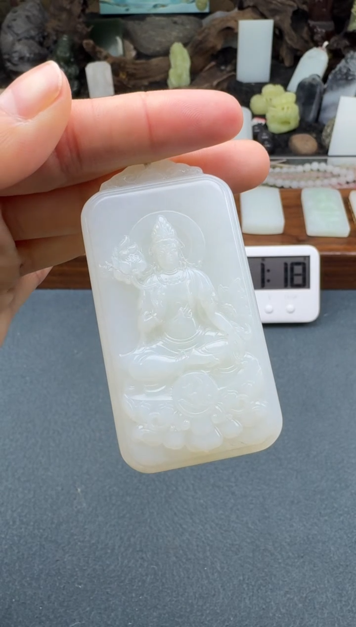 【闪购商品】和田玉颈饰未镶嵌开心