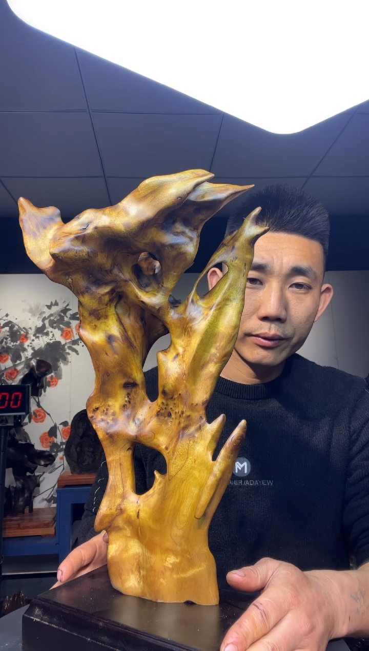 【闪购商品】金丝楠木雕金丝楠木工艺品摆件