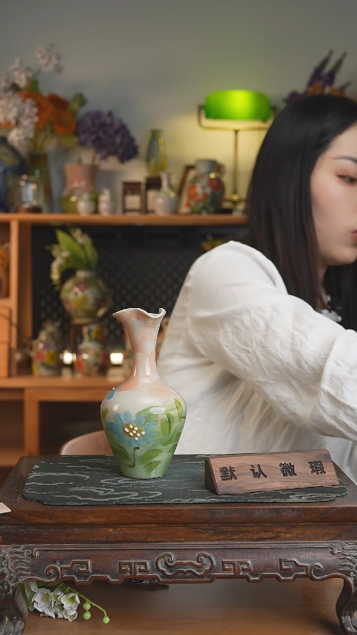 摆件景德镇陶瓷原创花器