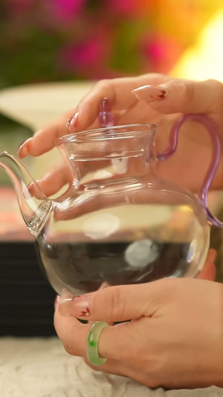 【闪购商品】茶壶双层加厚高硼硅玻璃宫灯壶