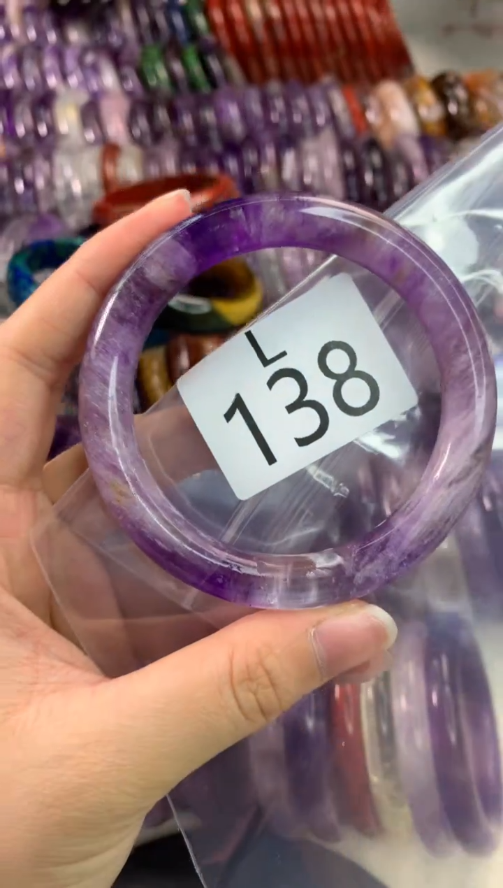 【闪购商品】水晶水晶手镯L未镶嵌138-57