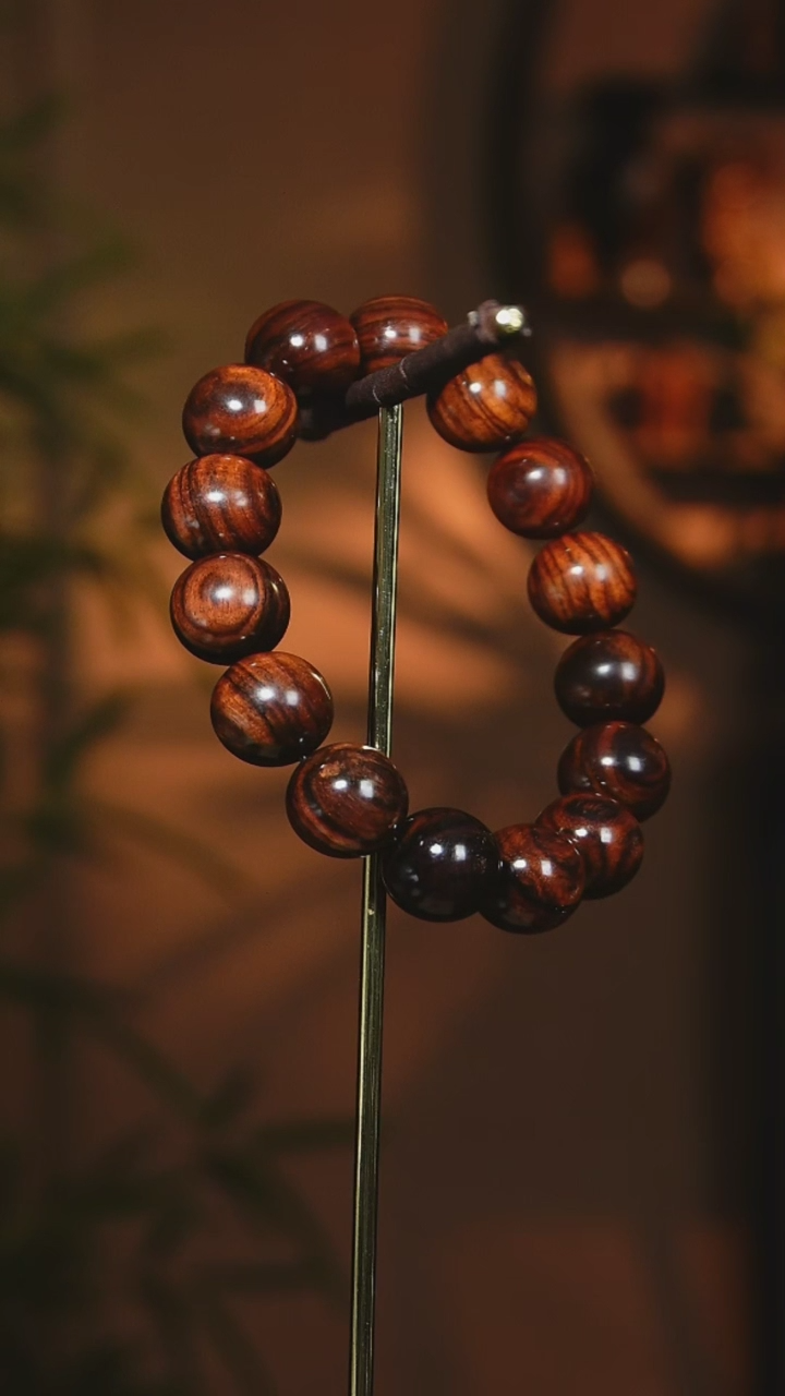 【闪购商品】黄花梨/降香黄檀手串/手链海南黄花梨1.5cm