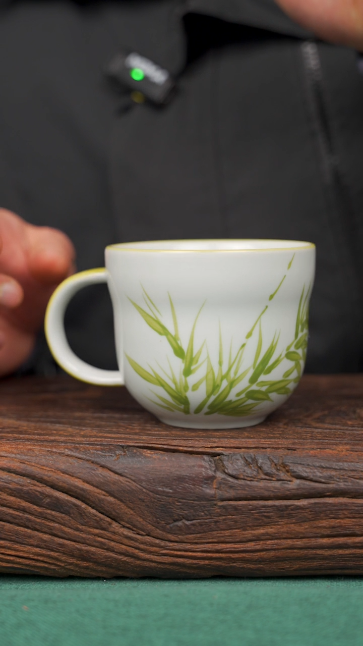 【闪购商品】瓷片76景德镇杯釉下手工手绘瓷器