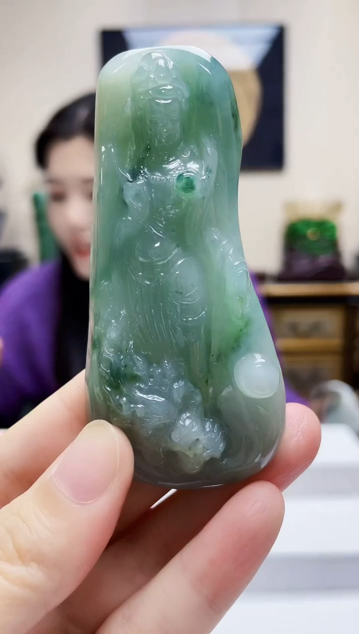 未镶嵌定制翡翠吊坠155