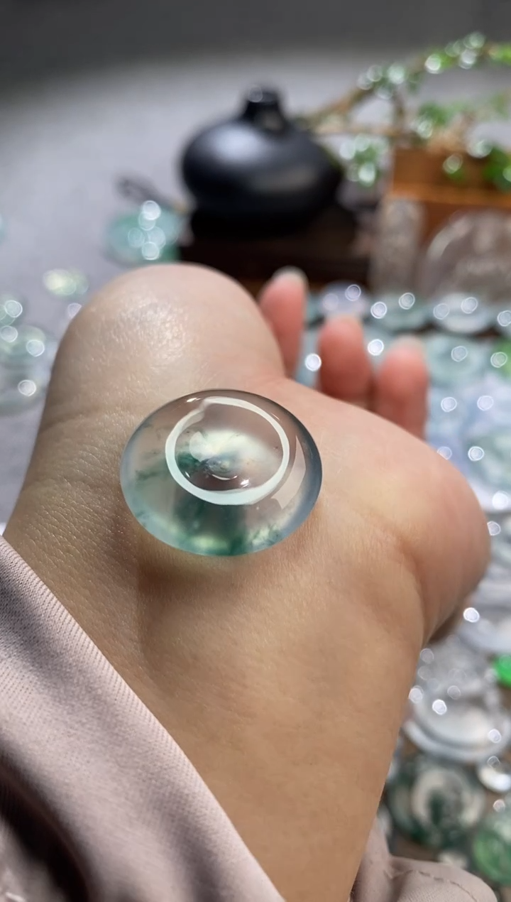 吊坠(不含链)未镶嵌翡翠扣子