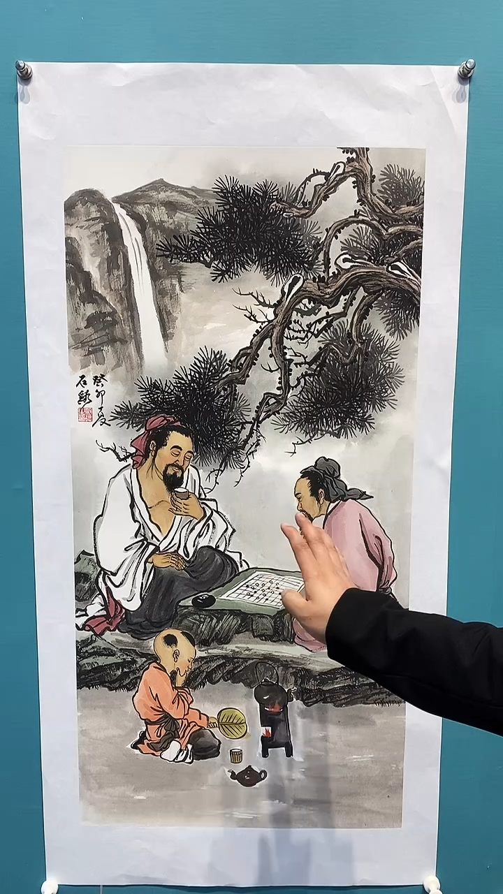 国画画都展厅明德老师国画作品15
