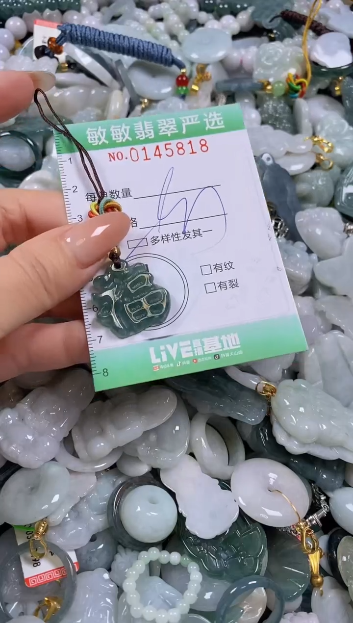 【闪购商品】翡翠未镶嵌颈饰闪购0145818多样性发其一