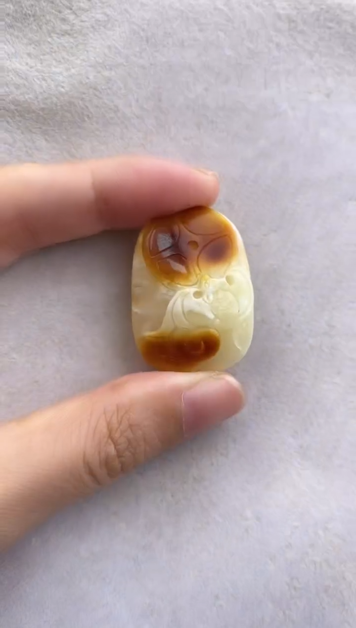 未镶嵌琥珀裸石10804108-吊坠