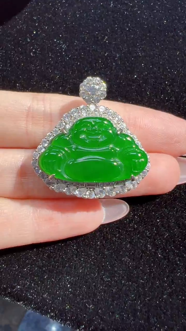 【闪购商品】定制翡翠未镶嵌佛公商品多样性发货1