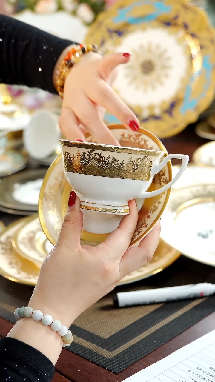 【闪购商品】瓷片一杯一碟 福利福利