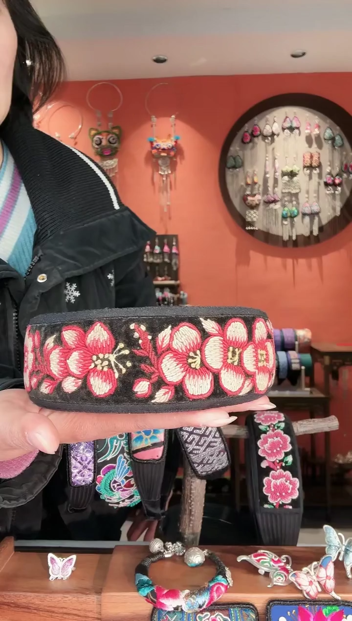 织绣手工苗绣刺绣发箍21