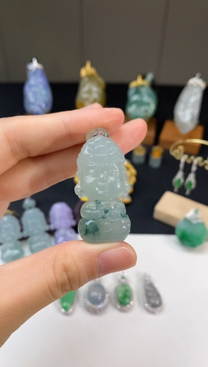 【闪购商品】翡翠吊坠(不含链)未镶嵌宝宝佛