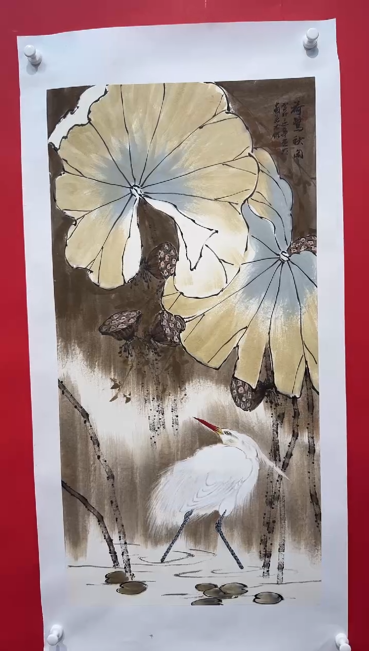 国画画家陆远华纯手绘原作