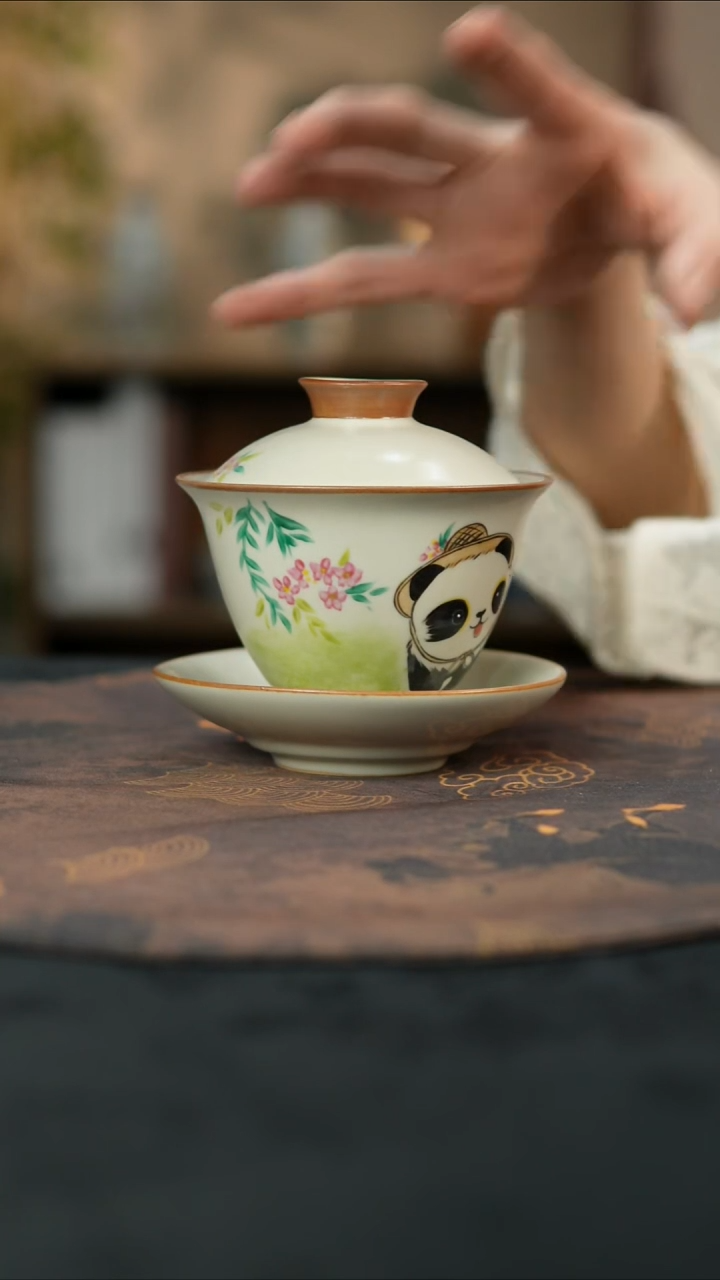 景德镇陶瓷杯碗柴烧多人