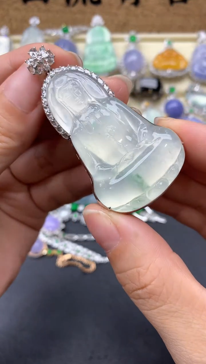 【闪购商品】翡翠颈饰18K金镶嵌262-中国好珍宝