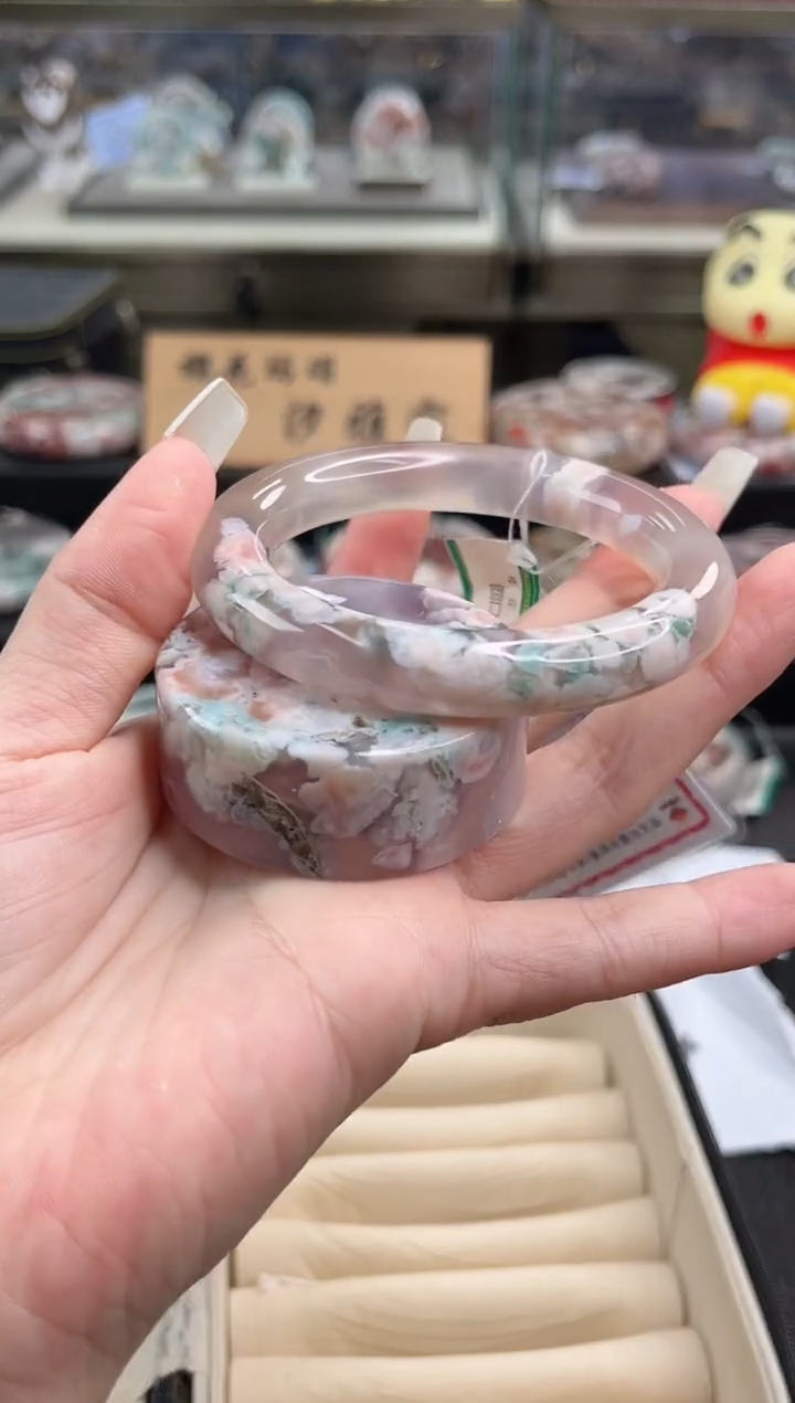 未镶嵌手镯石英质玉57圈口（赠品镯心）2S937379