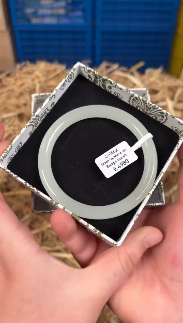 未镶嵌手镯石英质玉C0652