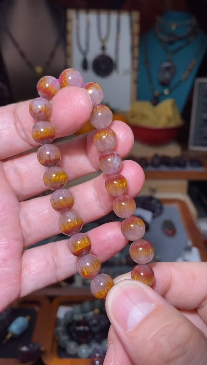 【闪购商品】水晶手串未镶嵌极光23