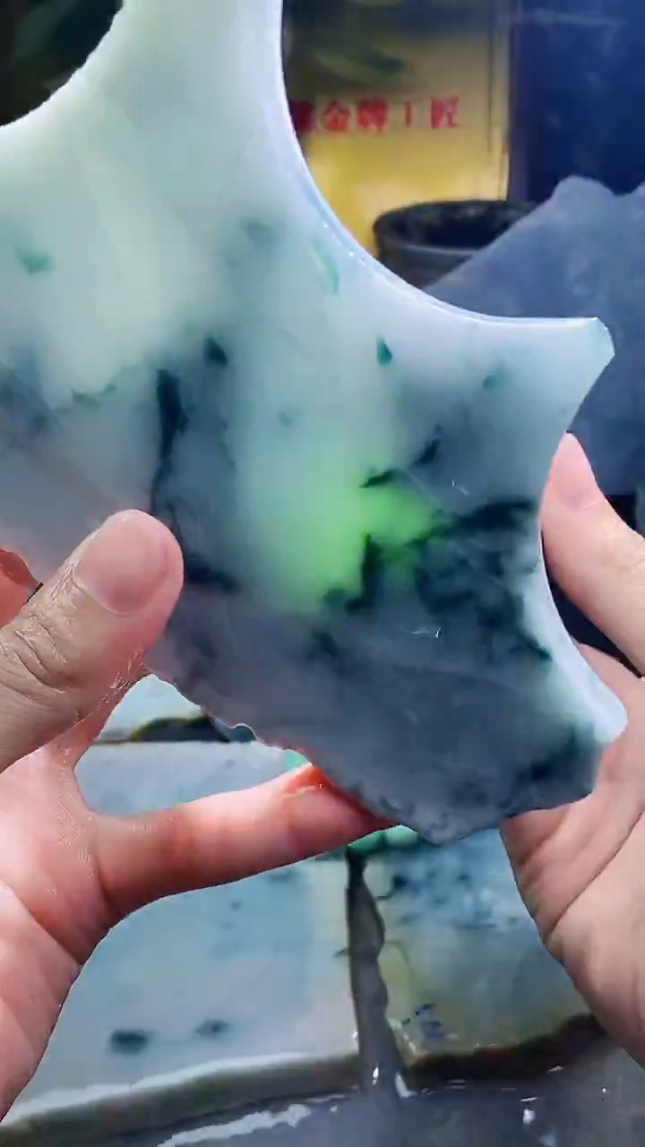 未镶嵌挂件翡翠小雨209