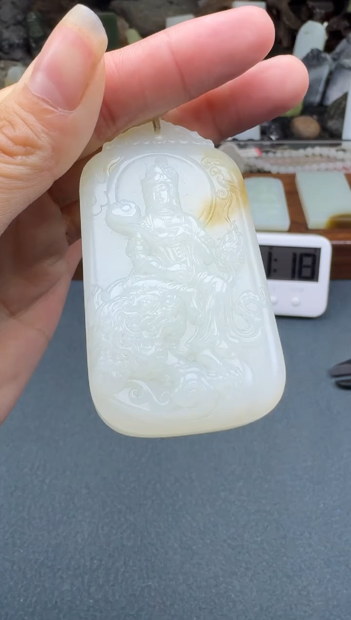 【闪购商品】和田玉颈饰未镶嵌开心