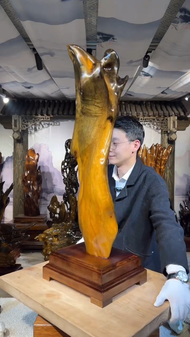 【闪购商品】金丝楠金丝楠小叶桢楠摆件90-32-26