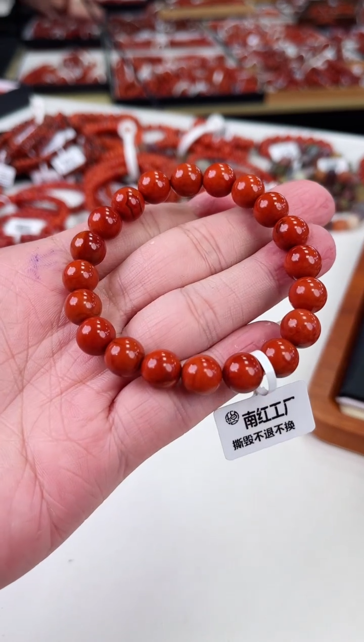 【闪购商品】南红玛瑙瓦西手串9+未镶嵌一个/条