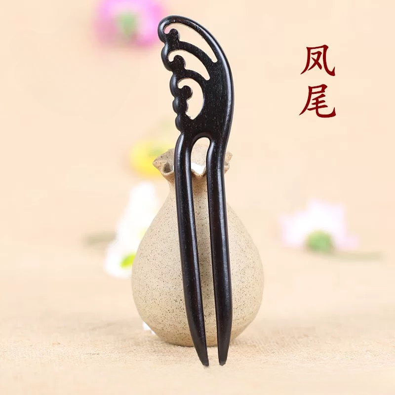 素雅百搭（凤尾）双钗15CM