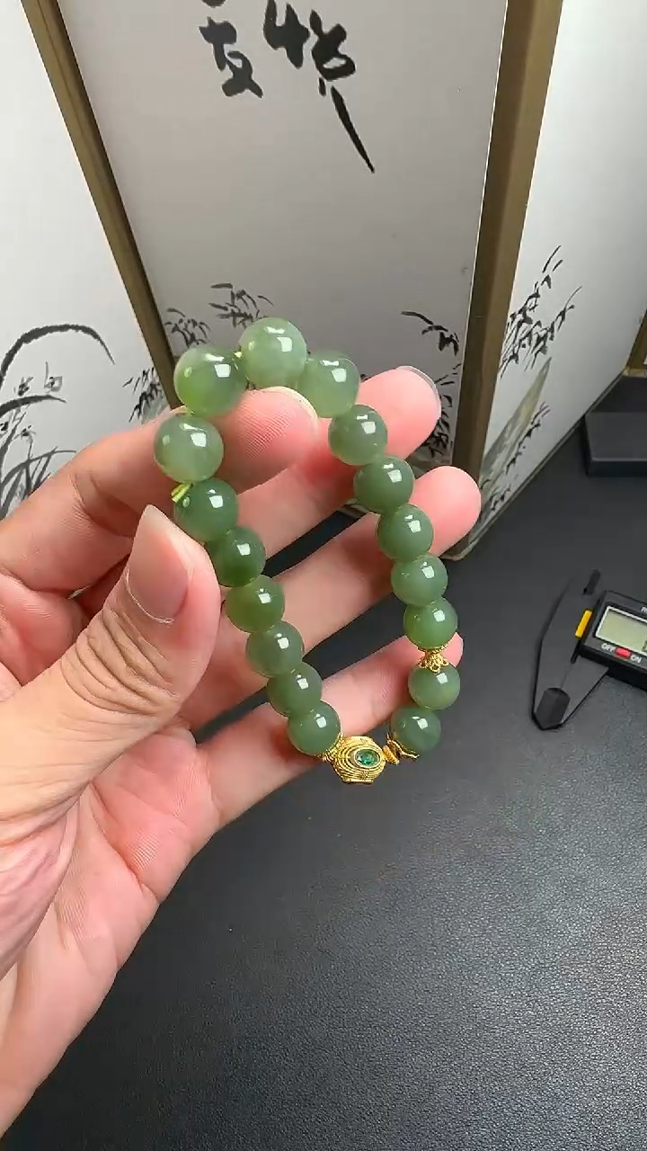 未镶嵌手串和田玉DSD0827012多样性发一