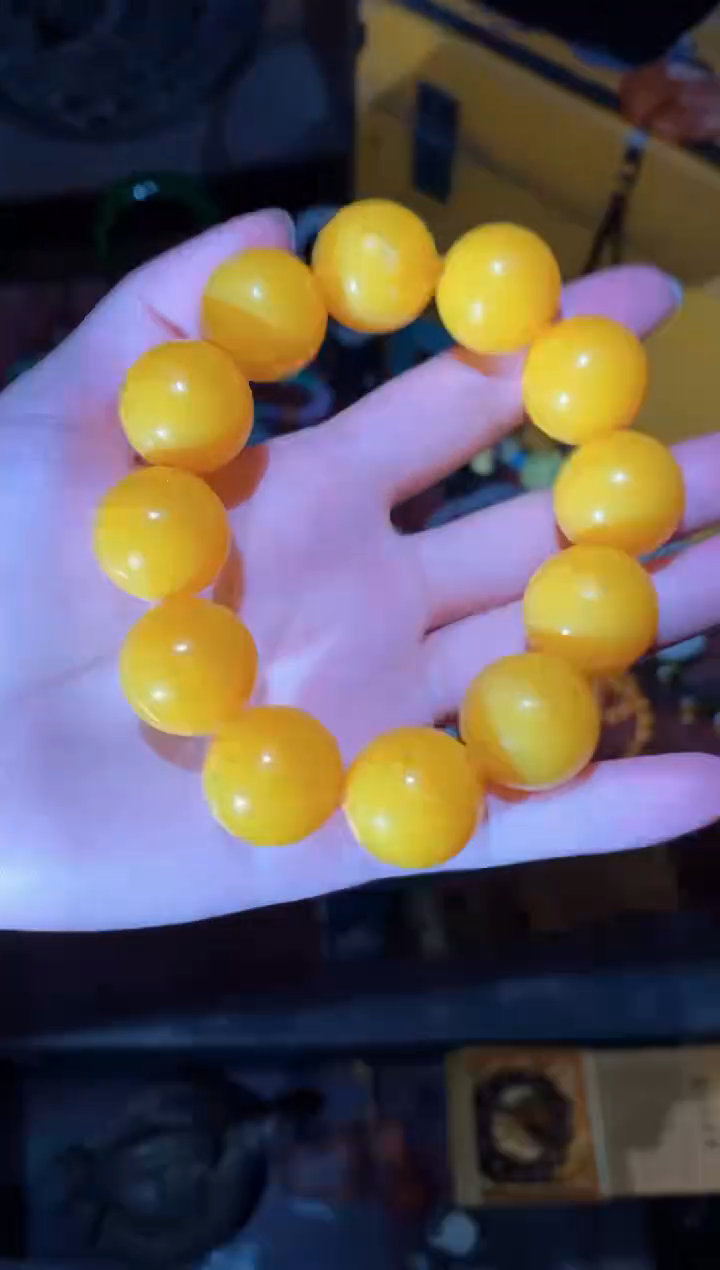 未镶嵌蜜蜡手链永玉阁精品专属摆件