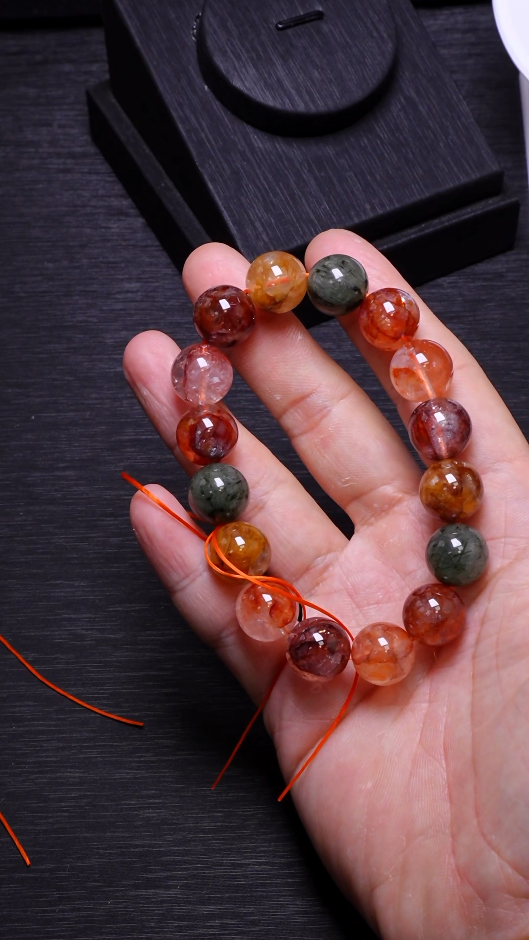 【闪购商品】水晶单圈未镶嵌Q048彩胶花单圈12mm