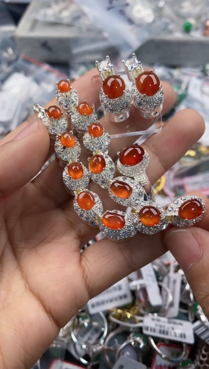 未镶嵌戒指翡翠333     10