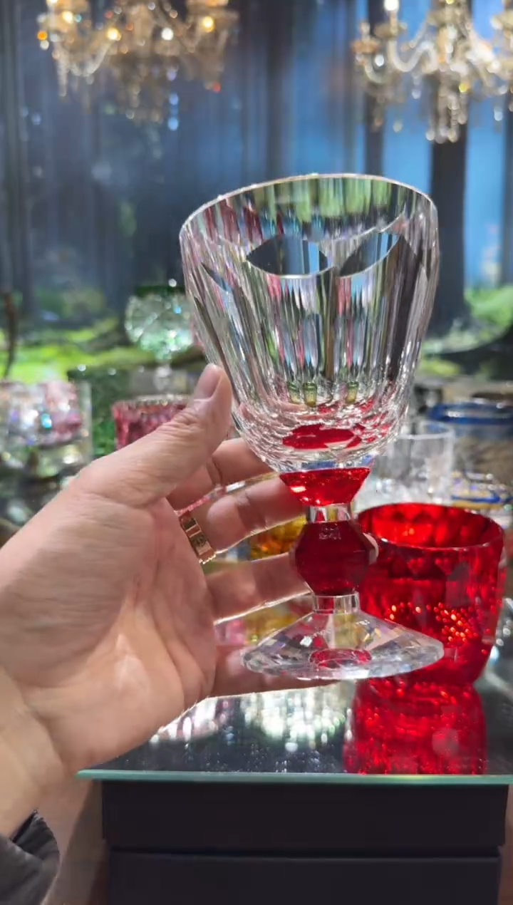 【闪购商品】直播间单只  红色高脚杯