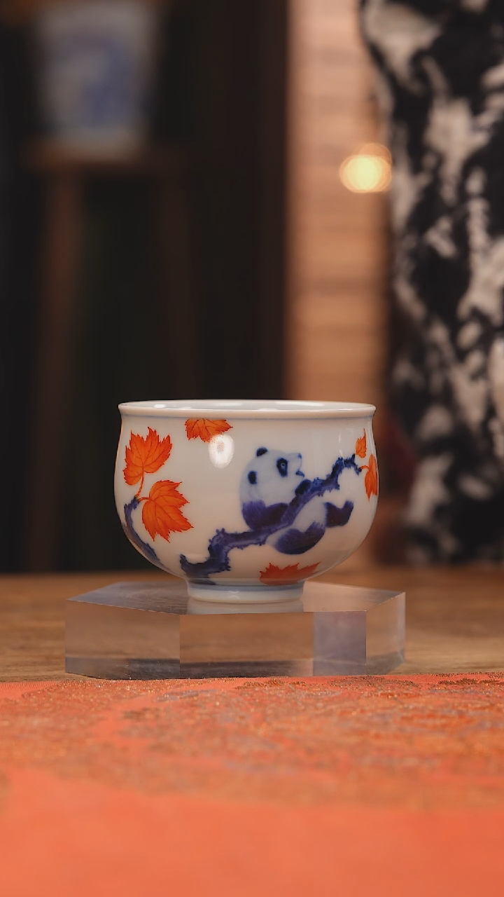 【闪购商品】杯团窑 奋斗熊嘟嘟杯