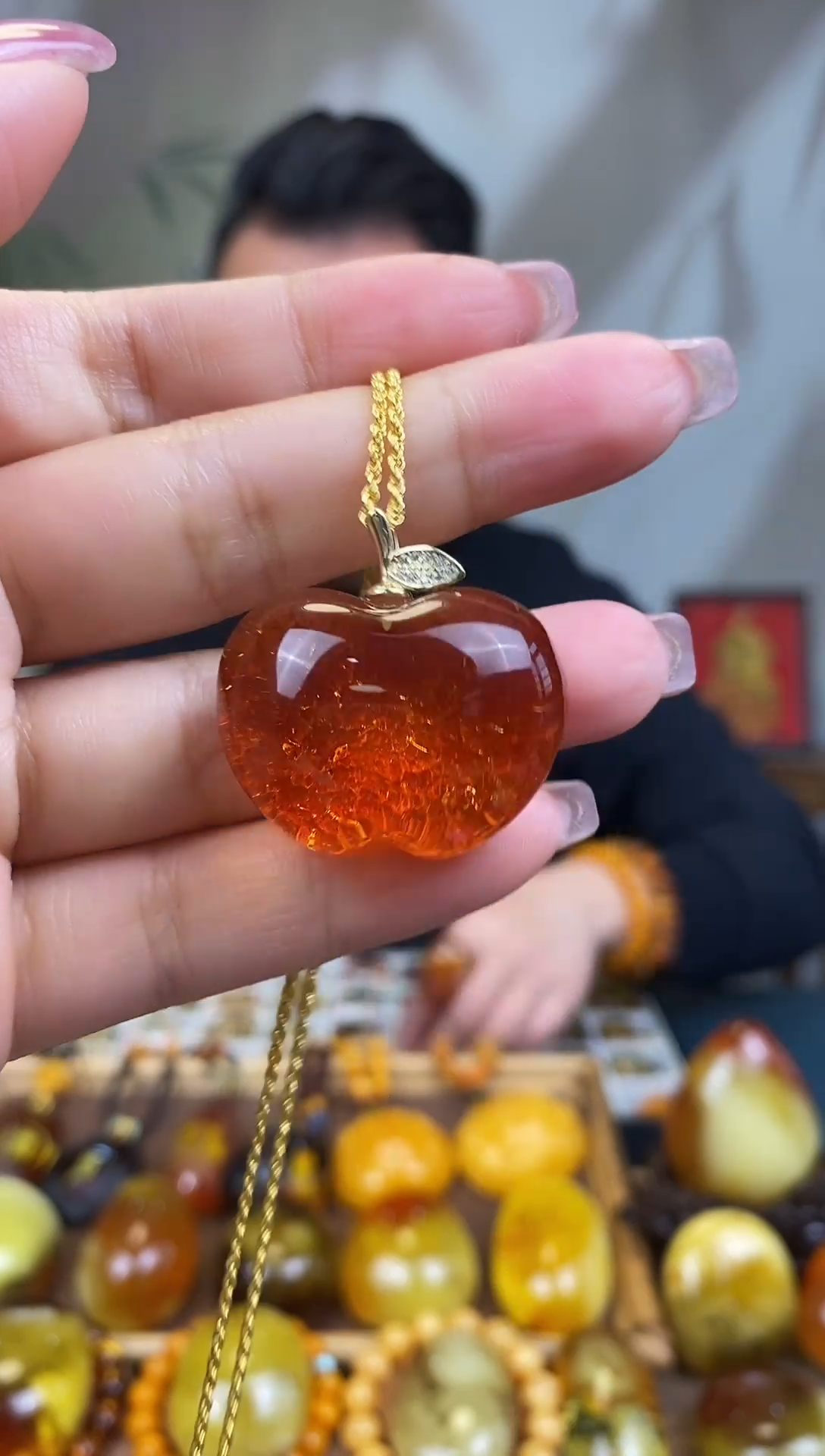 【闪购商品】琥珀裸石银S925镶嵌基地发货 一物一证 顺丰包邮