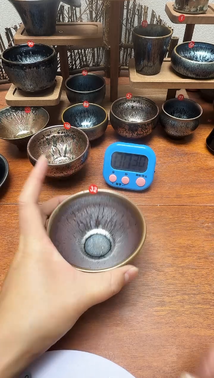 茶盏大*32号建盏工匠茶器